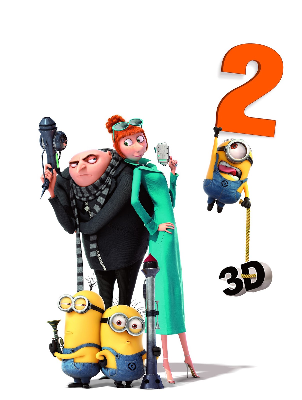 Despicable Me 2 TEXTLESS poster...